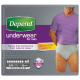 Depend Pants Maximum voor mannen die de volledige blaasinhoud aan urine en kleine beetjes ontlasting verliezen