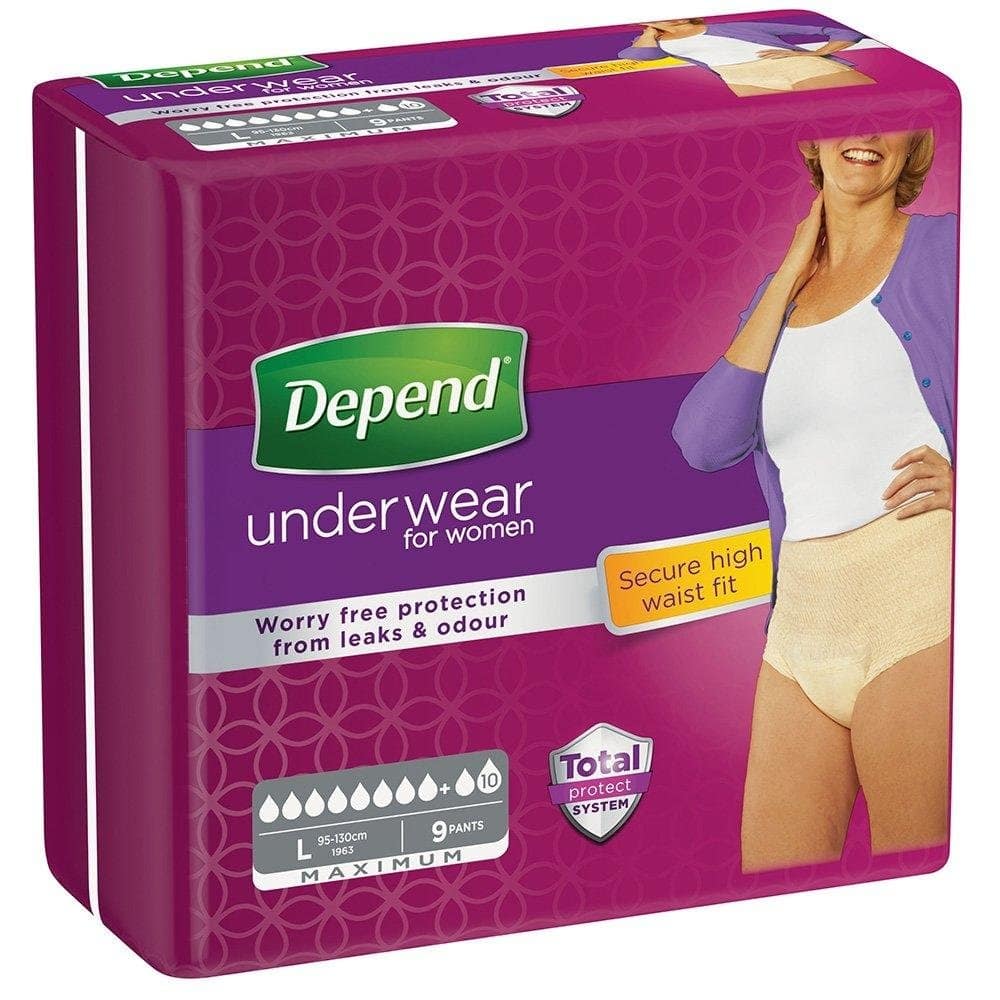 Depend Pants Voor Vrouwen Maximum maat L Depend NL